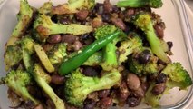 Stir fried Broccoli with beans