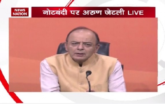 Arun Jaitley addresses press conference, discusses issues regarding Demonetisation