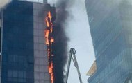 Mumbai: Fire breaks out in building opposite Vashi Railway Station