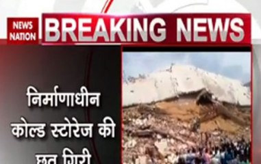 Cold storage building collapses after explosion in Kanpur