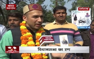 Dharamshala: Independent candidate Vikas Chaudhary begins poll campaign with tractor
