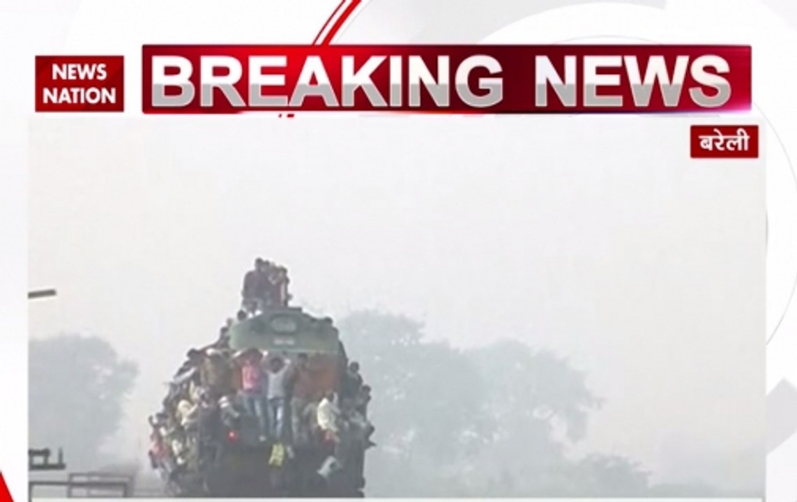 Bareilly: At a time of Kartik Purnima, people climb over engine, boogie to reach on time