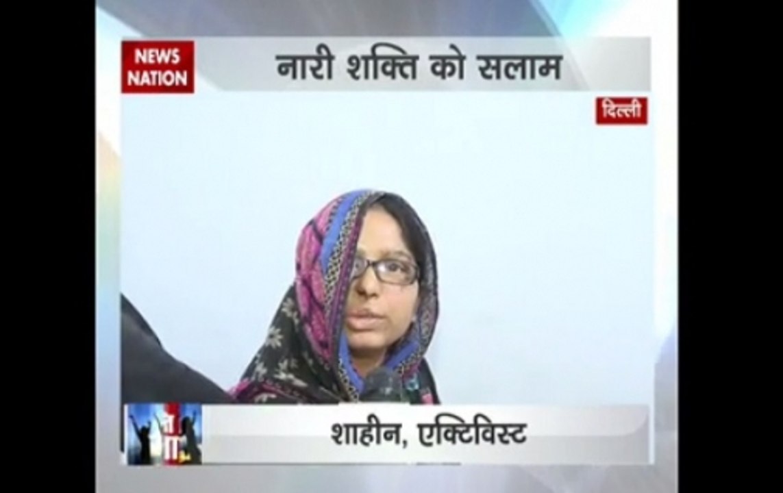 Women activists working to provide relief relief to acid attack victims