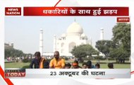 Hindu outfits chant 'Shiva Chalisa' at Taj Mahal