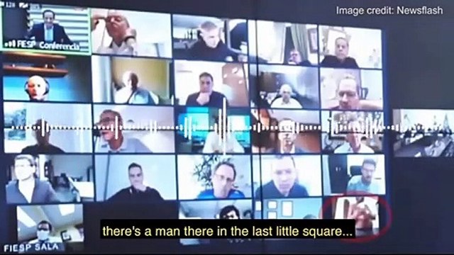 Brazil president viral zoom call | Man accidentally appears n**ed during Zoom call with Brazilian President Jair Bolsonaro | Viral video