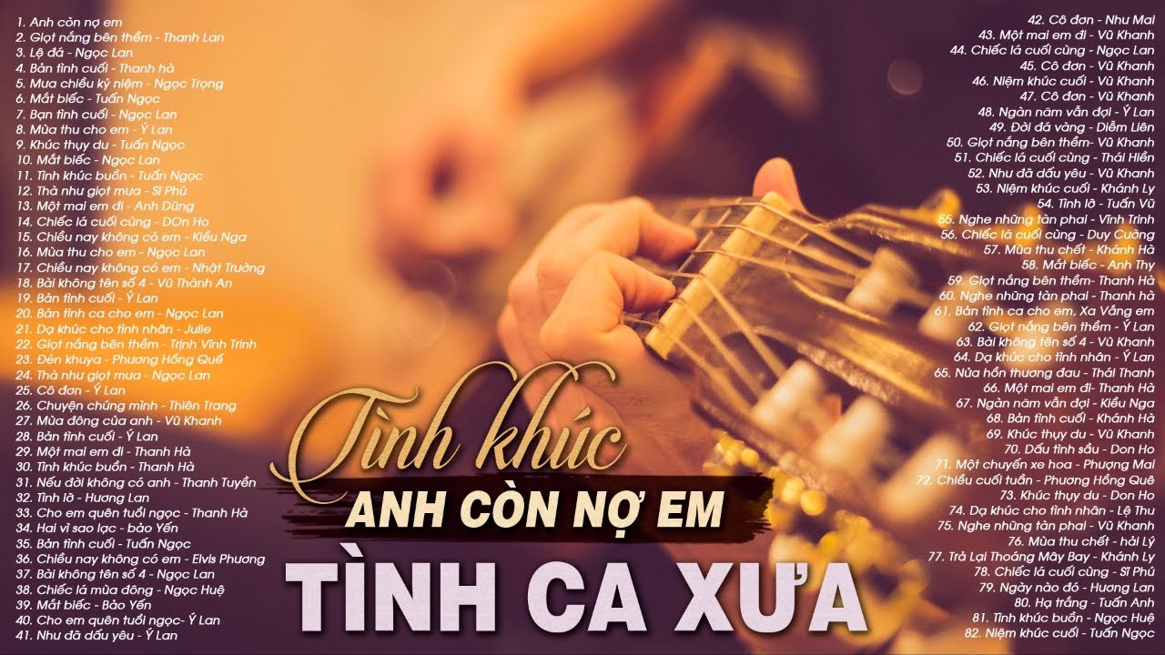 ANH CÒN NỢ EM - Tình Ca Xưa Phòng Trà Cực Sầu Khi Nghe Về Đêm - Môt Đời Khổ Đau Cho Người Tình Lỡ