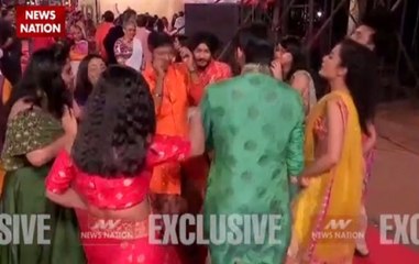 Om Shanti Om contestents attend Garba dance festival