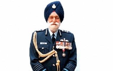 Last rites ceremony of Marshal of Air Force  Arjan Singh