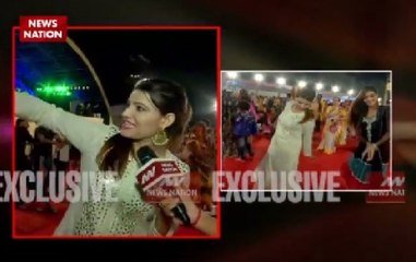 Serial Aur Cinema: TV actress Sarika celebrates Dandia with much grandeur and funfair