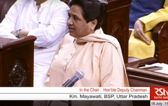 Monsoon Session: Miffed Mayawati walks out of Rajya Sabha, threatens to resign
