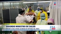 ¡En plena pandemia! Renuncia ministro de salud en Brasil