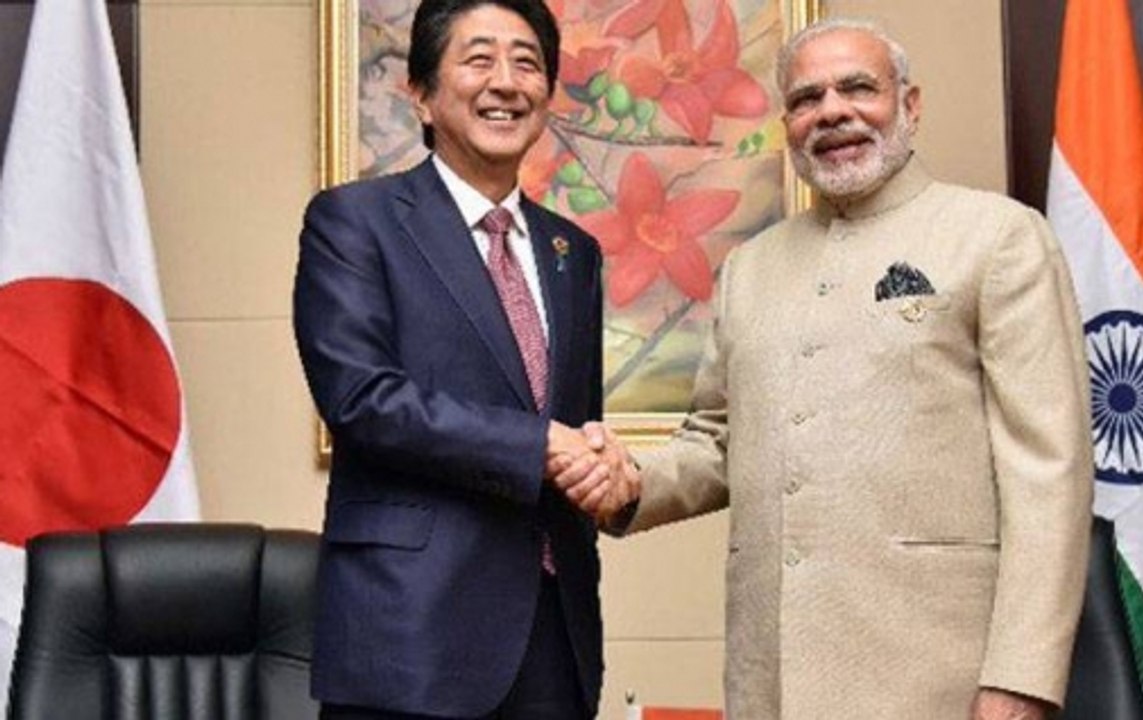 PM Modi, Shinzo Abe lay foundation stone for bu...