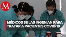 Personal médico compra su propio material ante pandemia de covid-19