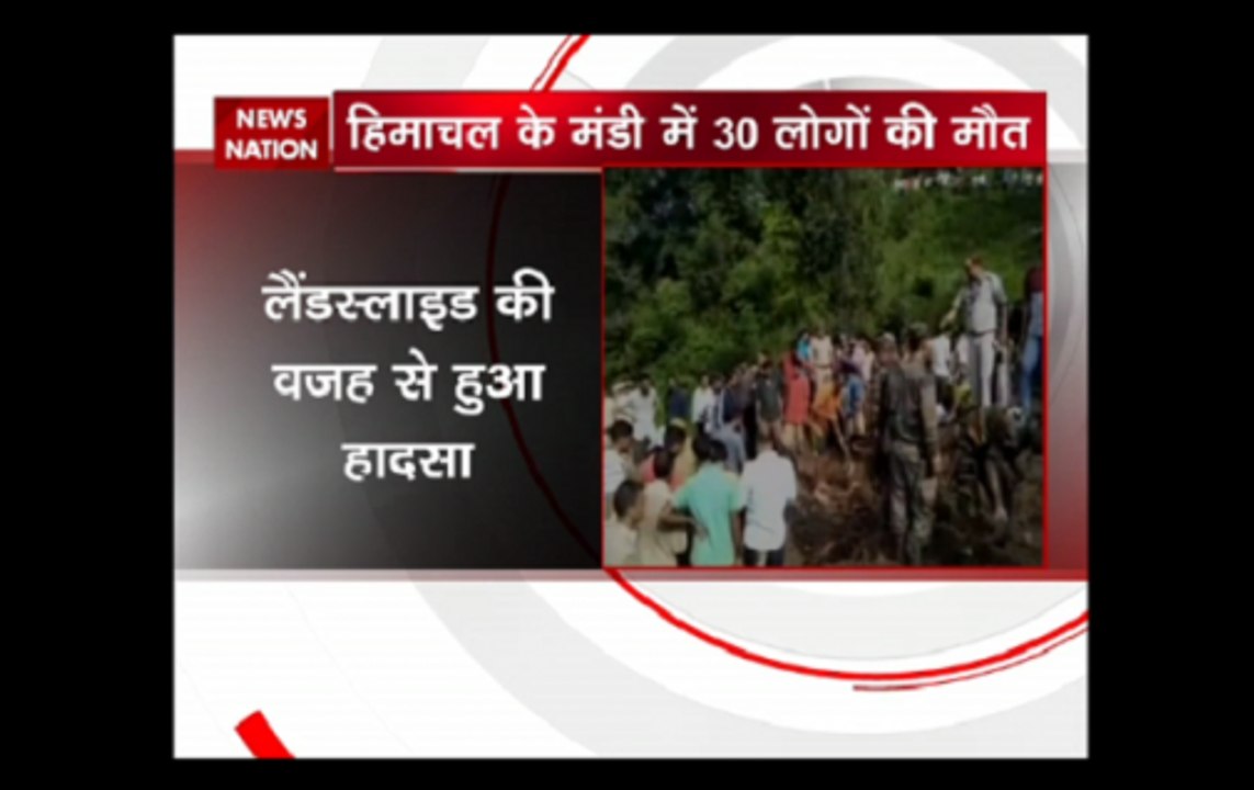 Himachal Pradesh: Landslide sweeps away two buses in Mandi, 30 passengers killed