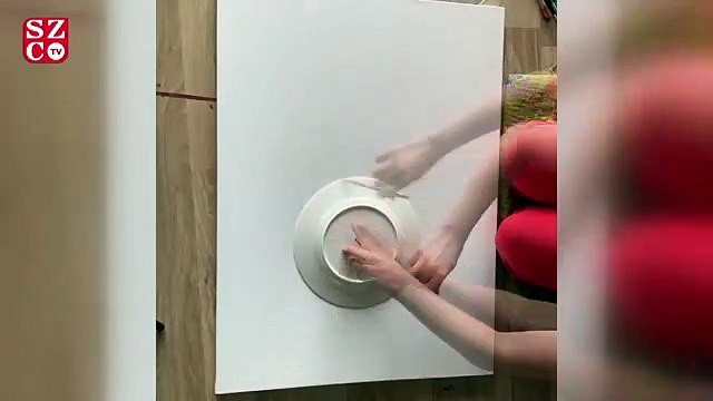 Nurgül Yeşilçay bayrağını kendisi yaptı