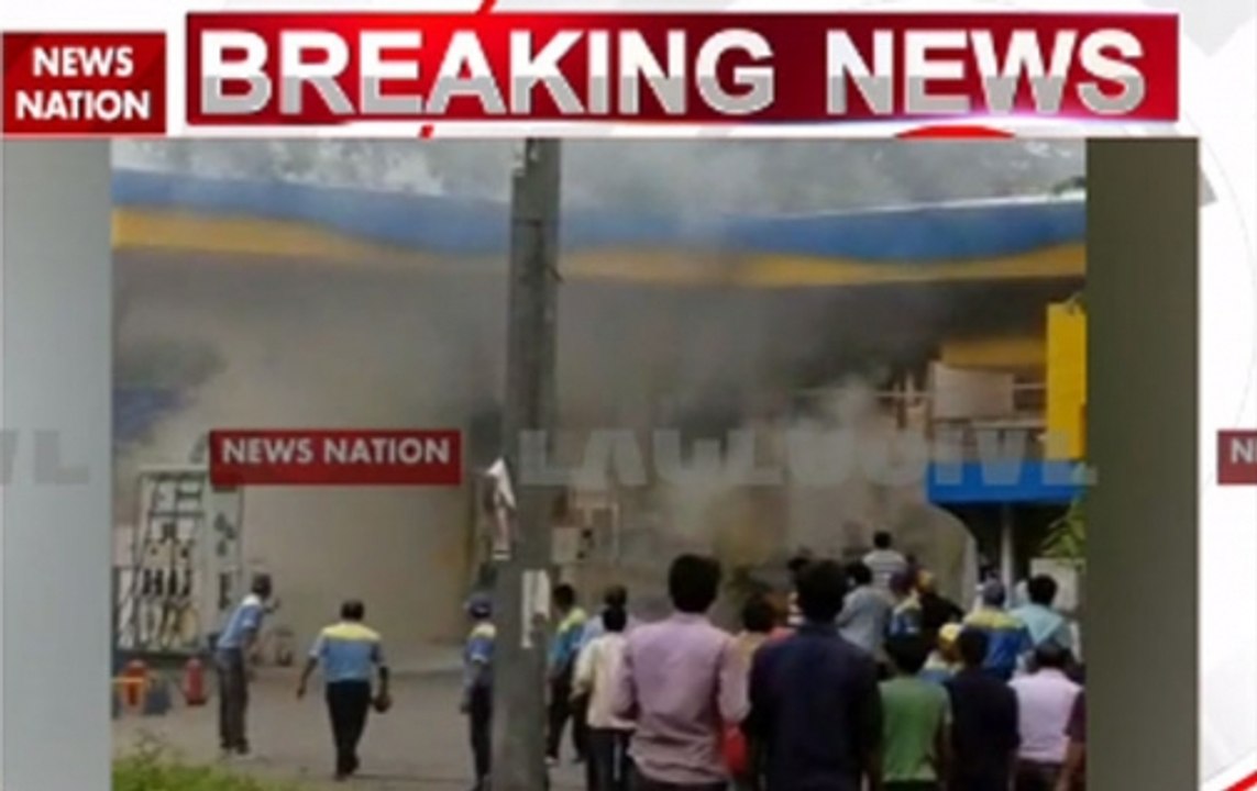 Bharat Petroleum's Petrol pump in Civil Lines catches fire