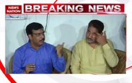 BJP Haryana Chief Subhash Barala addresses press conference on Tuesday