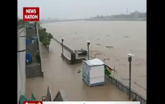 Airforce helicopters rescue people at Banaskantha in Gujarat