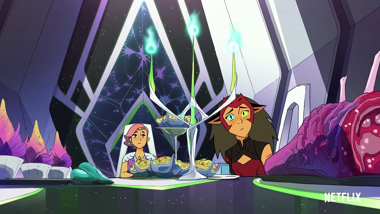 SHE-RA ET LES PRINCESSES DU POUVOIR - Extrait de la saison 5 - Dîner avec le Grand Maître de la Horde