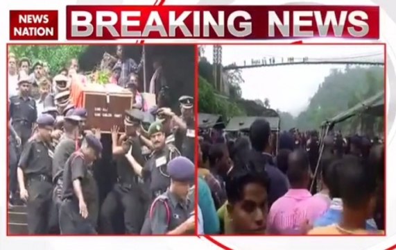 Indian army pays tribute to martyr Kamlesh Pandey in Haldwani