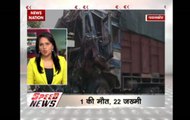 Speed News: Bus and truck collide in Pathankot; 1 dead, 22 injured