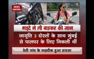 Pothole claims life of woman biker in Mumbai