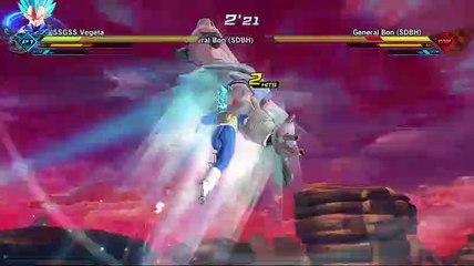 DRAGON BALL XENOVERSE 2- DBK Episode 8- Vegeta Vs General Bon