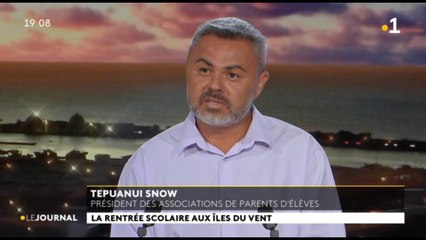 Tepuanui Snow, président de la fédération des parents d’élèves