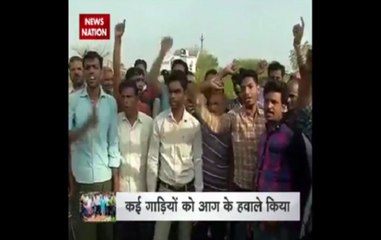 Mandsaur: Farmers indulge in violence, attack shops and vehicles