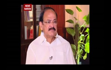 Watch exclusive interview of Venkaiah Naidu with Ajay Kumar on News Nation at 6:30 PM today