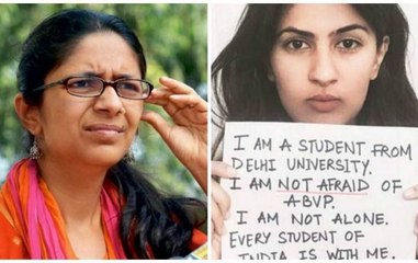 Ramjas row: Gurmehar Kaur wthdraws from campaign