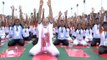 International Yoga Day: PM Modi performs asanas with thousands of yoga enthusiasts in Lucknow