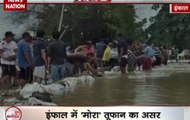 Mora cyclone hits Imphal Manipur