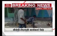 BJP TMC workers clash in Cooch Behar of West Bengal