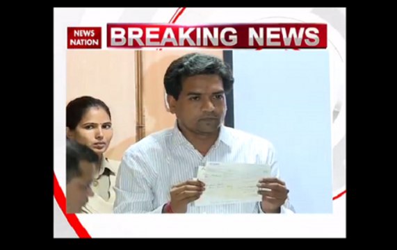 Kapil Mishra faints during his address in the press conference