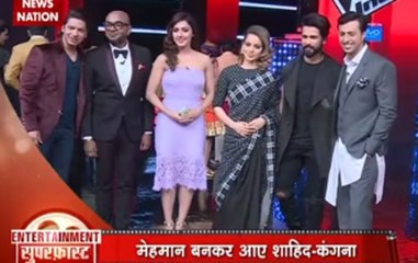 Serial Aur Cinema 1 FATAFAT: Shahid Kapoor and Kangana Ranaut promote 'Rangoon'