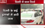Massive Traffic Jam in Delhi hurts commuters