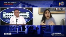 Harry Roque scolds reporter – the wrong one – during live briefing
