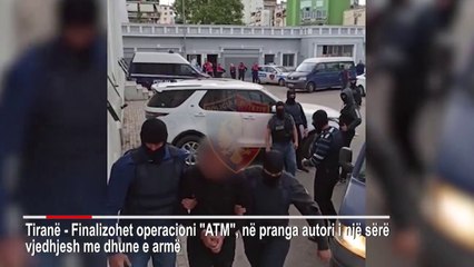 Ora News - Autor i 15 vjedhjeve me armë e eksploziv, arrestohet grabitësi i bankomatëve