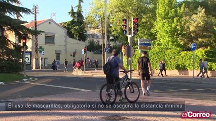 El uso de mascarillas, obligatorio si no se asegura la distancia mínima