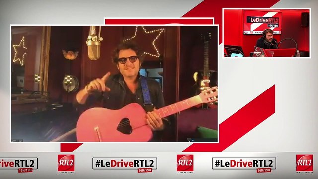 -M- interprète Croîs au printemps en live dans #LeDriveRTL2 (18/05/20)