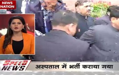 Speed News: Congress MP E Ahamed collapses in Parliament during president's address