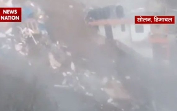 Nation View: Three storey building falls in Solan, Himachal Pradesh