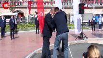 Taksim Cumhuriyet Anıtı'nda 19 mayıs töreni