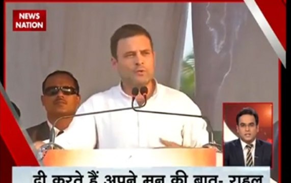 Rahul Gandhi criticises PM Modi