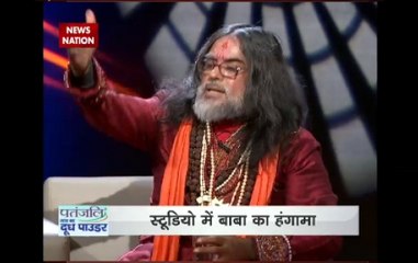 Swami Om indulges in scuffle with panel members on the show