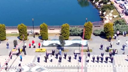 Tütün İskelesi'nde bayrak töreni düzenlendi - SAMSUN