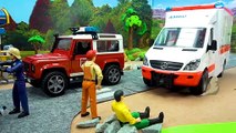 Fire Trucks and Ambulance responding Toy Car~! BIBO TOYS_HD
