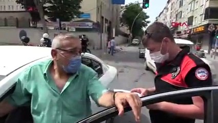 Polisin üzerine böyle yürüdü