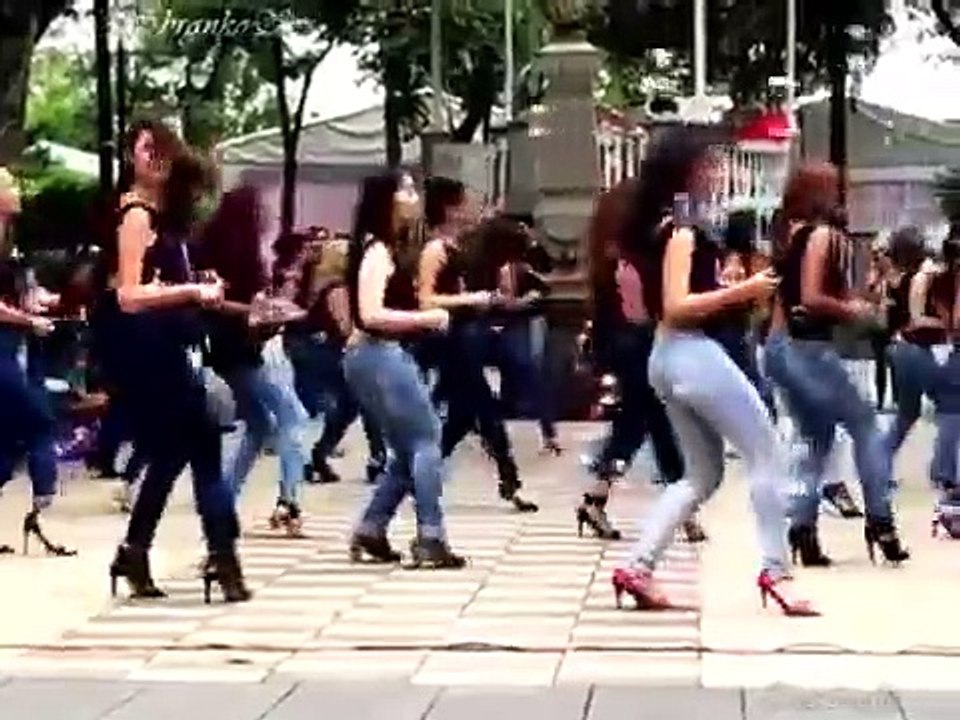 Amazing and stunning back and belly dance by beautiful girls ever on the street